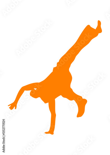 capoeira figure silhouette ombre art du combat