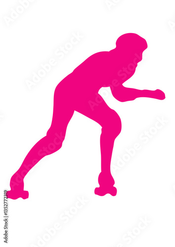roller derby femme silhouette