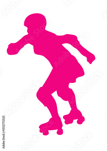 roller derby femme silhouette