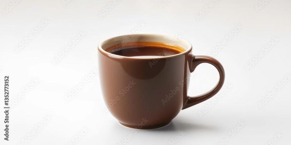 Sleek ceramic coffee cup, steaming espresso, minimalist design, elegant, delicious Sleek ceramic coffee cup, steaming espresso, minimalist design, elegant, delicious