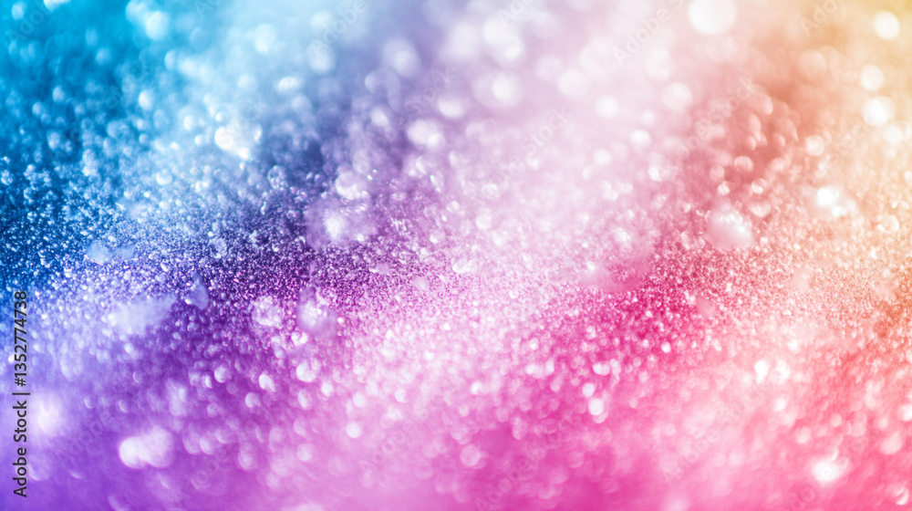 A vibrant glittery surface with a blend of blue purple pink and orange hues creating a sparkling effect A vibrant glittery surface with a blend of blue purple pink and orange hues creating a sparkling effect