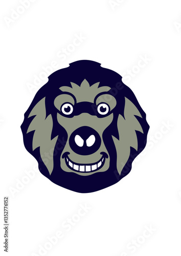 gorille dessin animaux rigolo