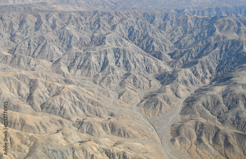 Aerial view High desert 