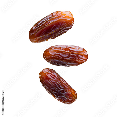 Wallpaper Mural Four Dates: Delicious and Nutritious Treats. Sweet and chewy fruit often enjoyed as a snack or dessert. Dates are rich in fiber, vitamins, and minerals. Torontodigital.ca