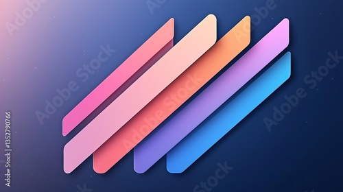 Abstract Geometric Arrow Pattern with Gradient Background