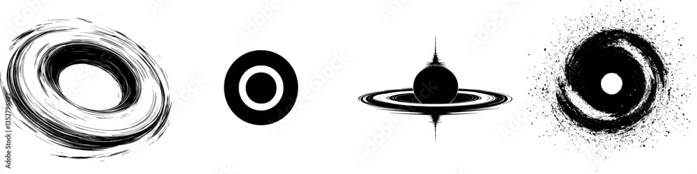 Artistic representations of celestial objects showcasing various cosmic formations and styles Artistic representations of celestial objects showcasing various cosmic formations and styles