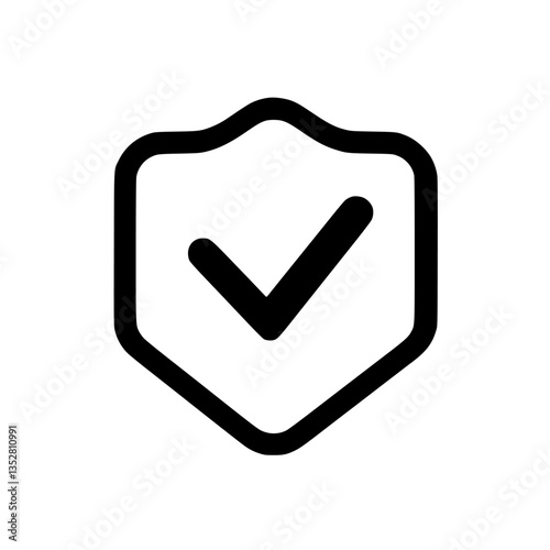 Free Download Shield icon with checkmark symbol representing security and trust for various applications in design and technology - GFXLoad