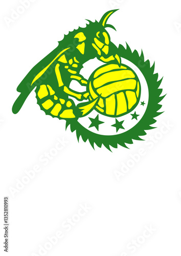  volley waterpolo frelon logo guepe club abeille 