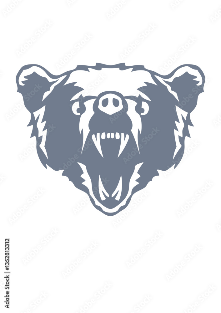 Obraz premium ours animal feroce