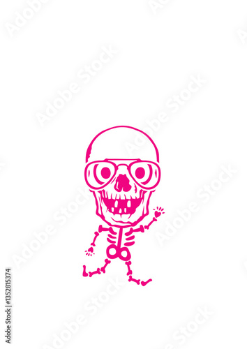  tete de mort crane halloween rigolo