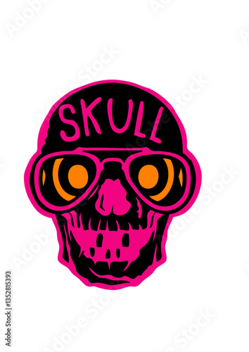 tete de mort skull halloween rigolo
