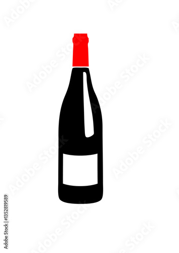bouteille vin rouge pinard dessin