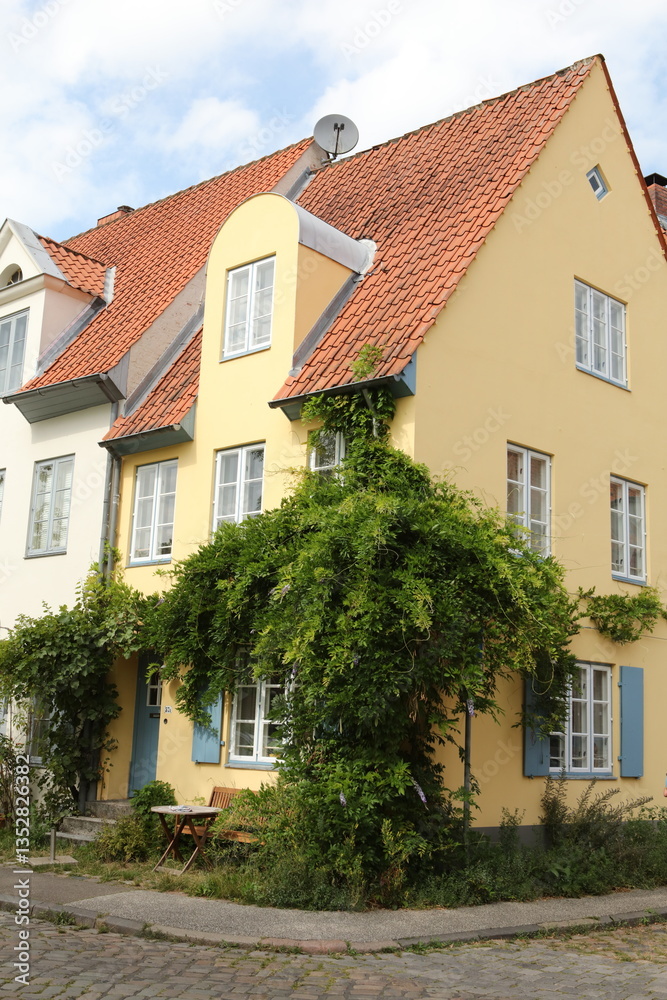 Old buildings in an old town in Germany