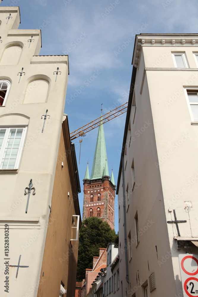 Old buildings in an old town in Germany