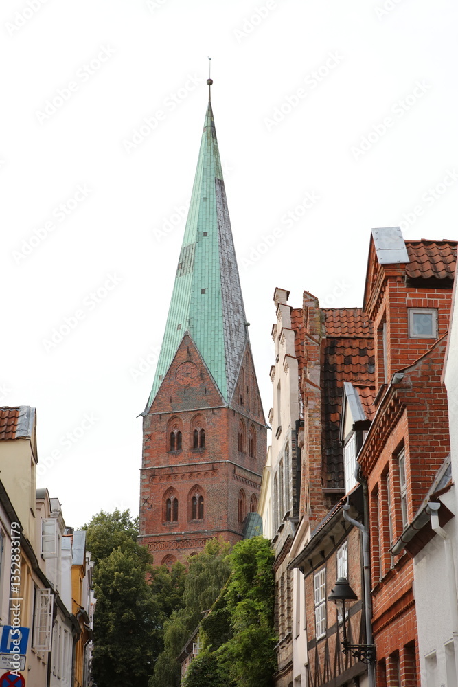 Old buildings in an old town in Germany