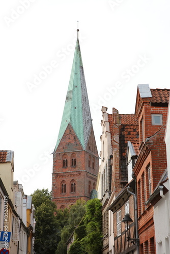 Obraz na płótnie Old buildings in an old town in Germany w salonie