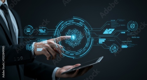 Streamlining Workflows: Assistant for Futuristic Organization - Futuristic technology, assistant, streamlined workflow, enhanced productivity, organizational efficiency