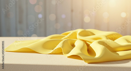 Butter yellow cloth