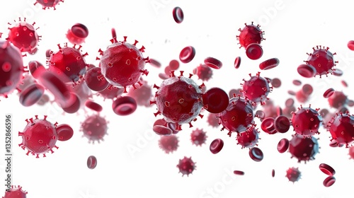 Isolation of Hepatitis B Virus in Bloodstream Highlighting Interaction With Red Blood Cells