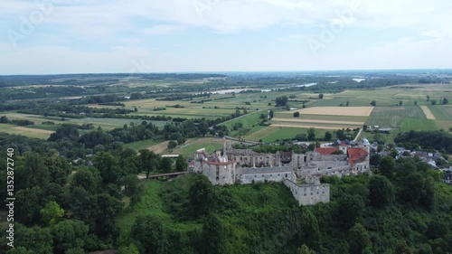 ruins of an old castle on a hill