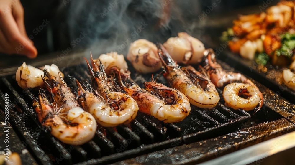 Grilled Seafood Platter with Shrimp and Scallops Grilled Seafood Platter with Shrimp and Scallops