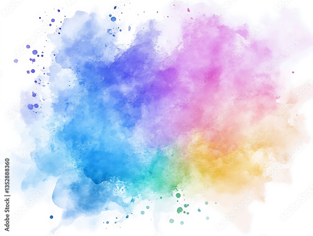 Obraz premium Abstract Watercolor Blots.