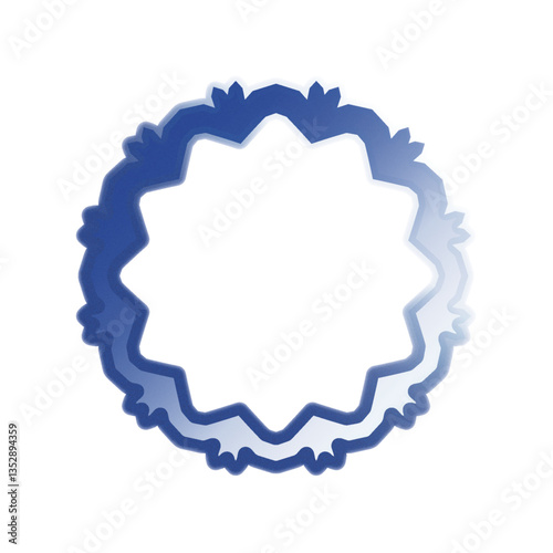 Glossy Blue Glass Morphism Icons Set - Modern UI Elements, Futuristic Transparent Symbols. Gradient clean symbol