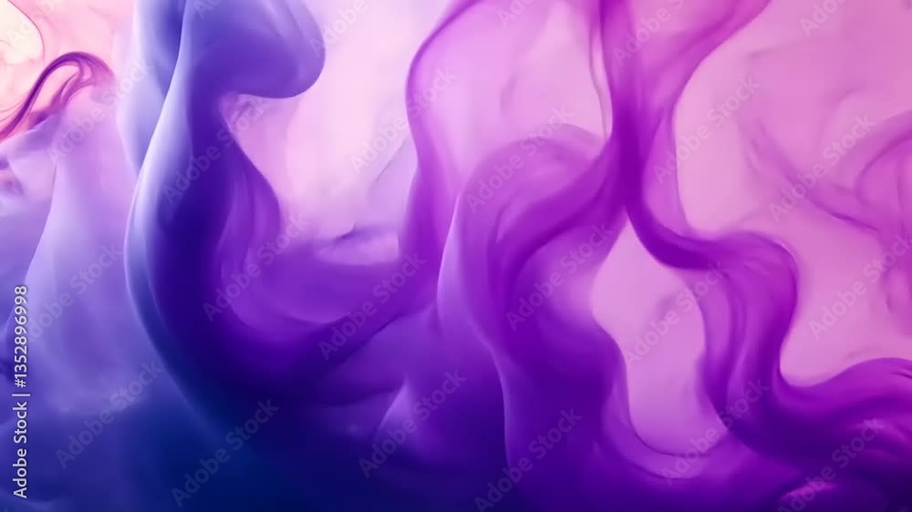 Ethereal Swirls of Colorful Ink in Water Creating Dreamy Patterns Ethereal Swirls of Colorful Ink in Water Creating Dreamy Patterns