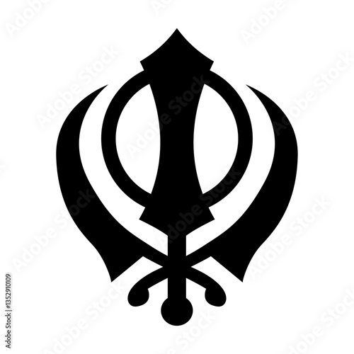 The Khanda the symbol of Sikhs