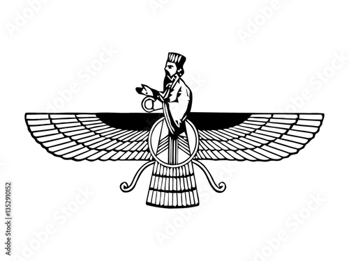Religious symbol of Zoroastrianism
