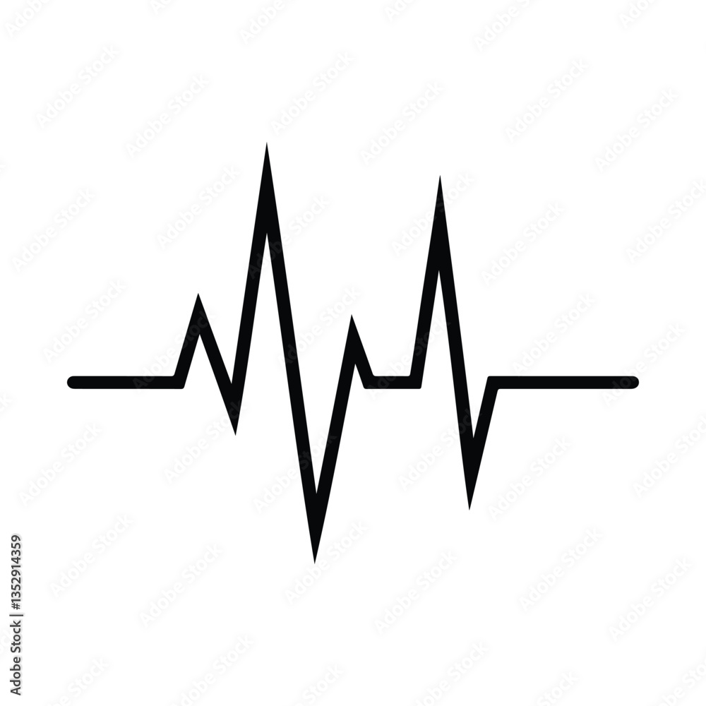 heartbeat silhouette, Heart beat one line, Continuous lines heart beats drawing, Wave pulse. heartbeat line vector heart shape Steady heartbeat graphic with a red heart. Heartbeat pulse