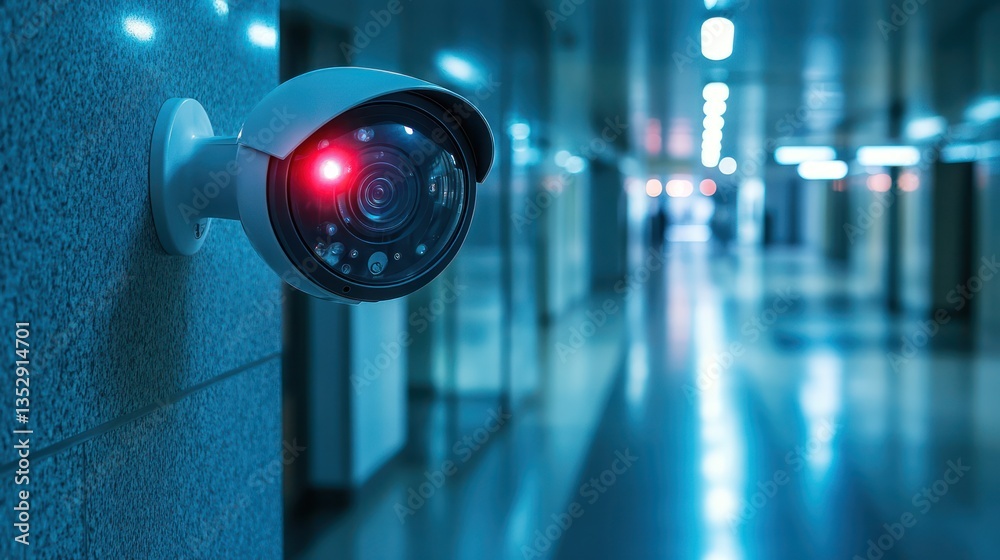 Security camera hallway surveillance infrared night vision Security camera hallway surveillance infrared night vision