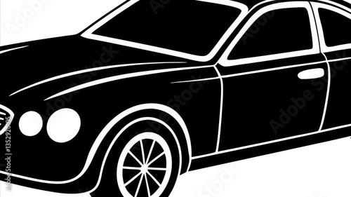 Zooming In and Out Car Animation – Stylish Motion Graphics for Video Editing