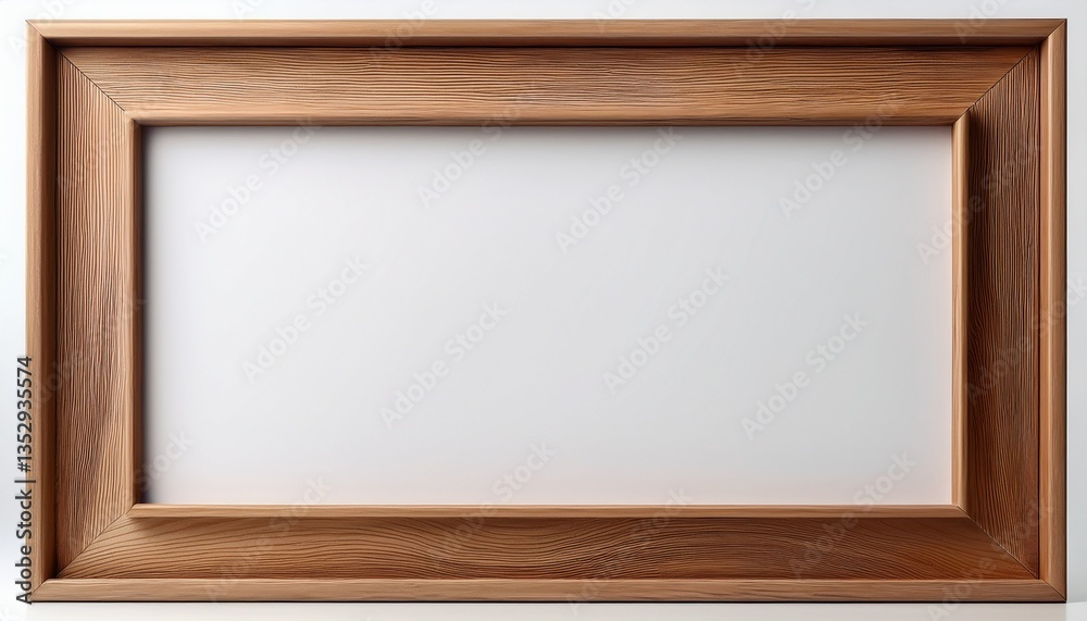 Fototapeta premium wooden photo frame