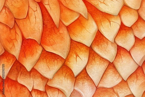 abstract dinosaur or dragon skin seamless pattern