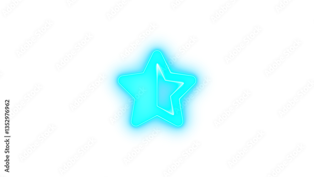 Circle check icon glowing neon animation on black background Circle check icon glowing neon animation on black background