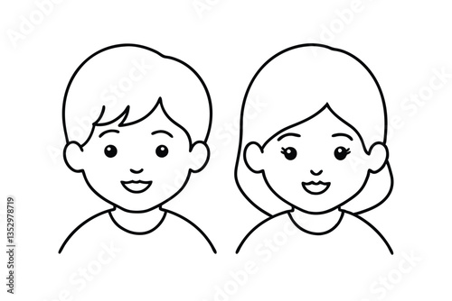 children with a smile