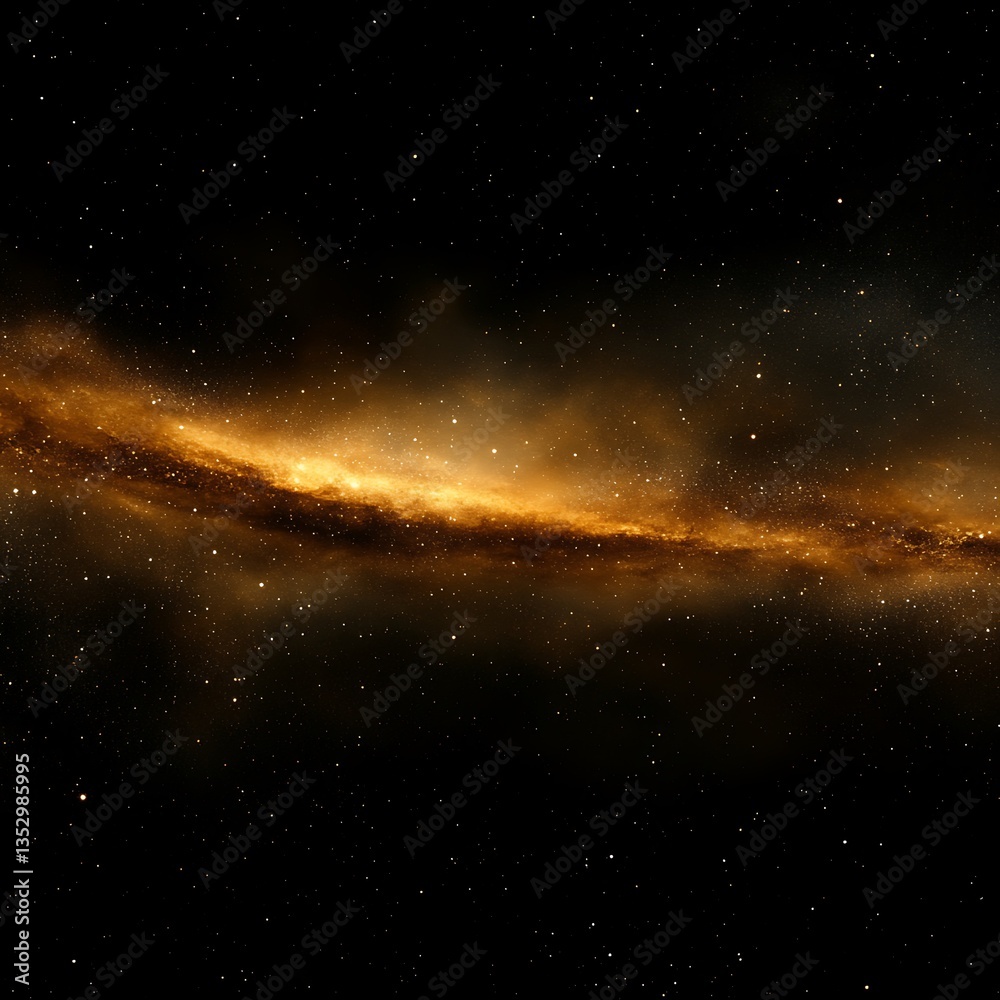 Fototapeta premium A beautiful celestial view of stars and glowing cosmic dust