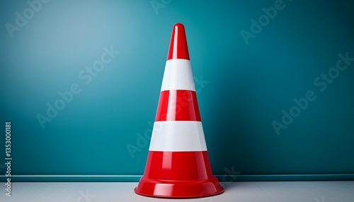 red traffic cone