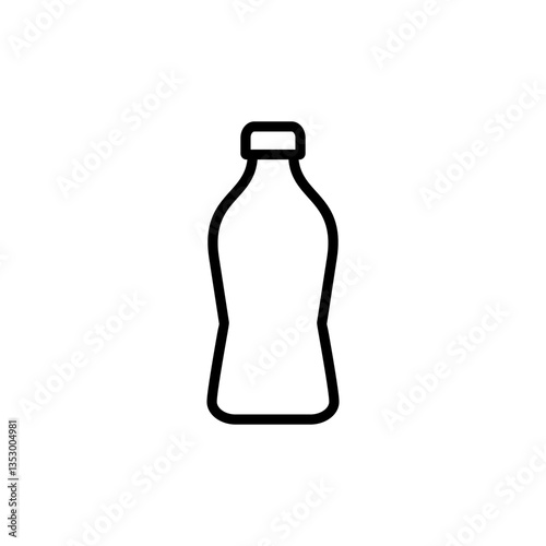 Bottle icon logo design. bottle sign and symbol