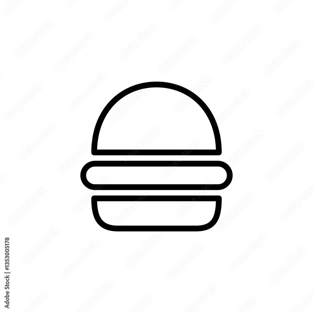 Burger icon logo design. burger sign and symbol. hamburger Burger icon logo design. burger sign and symbol. hamburger