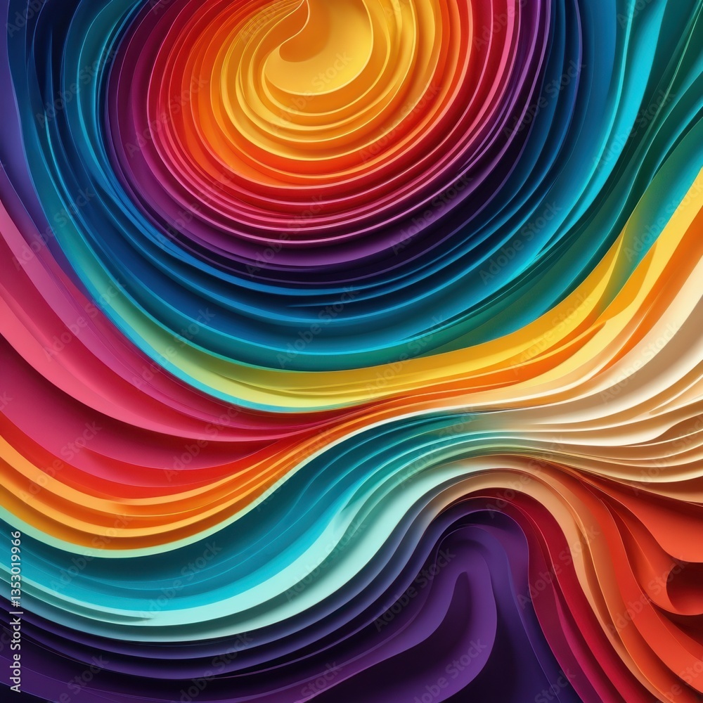 Naklejka premium Fluid Spectrum