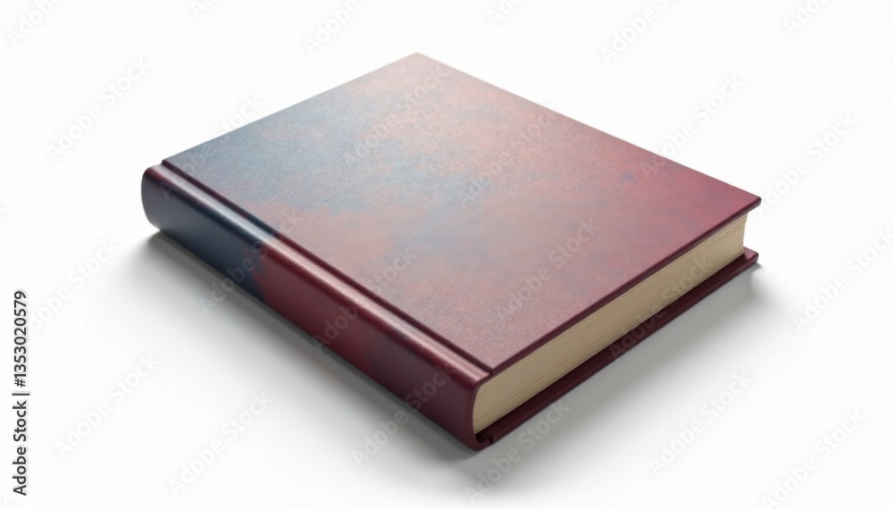 Isolated book cover with realistic shadows on white background, design, novel Isolated book cover with realistic shadows on white background, design, novel