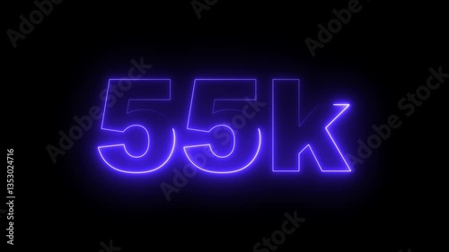 Wallpaper Mural 55k subscribers celebration animation. celebration 55K  followers for page like, comment share, Thank You, social sites post. advertisements, discounts and promotions. Torontodigital.ca