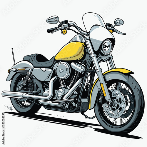 motorbike vector for graphic design