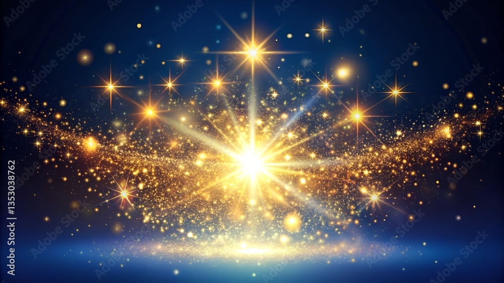 Obraz premium vector illustration of a glowing sparkler