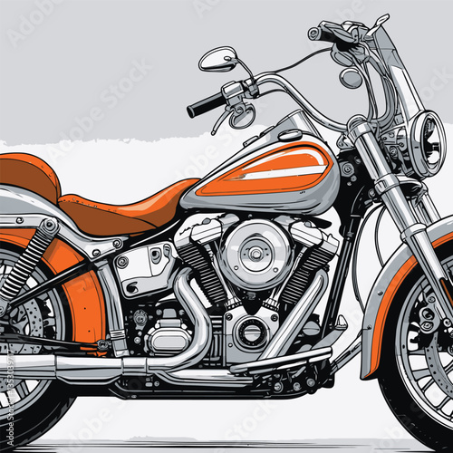 motorbike vector for graphic design