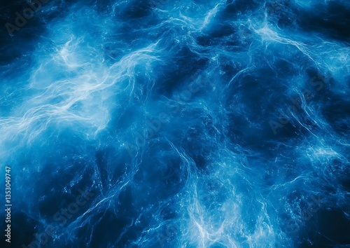 Blue Abstract Nebula.