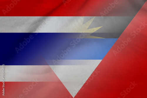 Free Download Thailand and Antigua and Barbuda government flag international contract ATG THA - GFXLoad