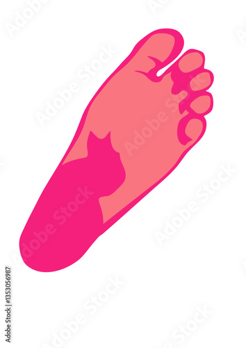 pied empreinte 